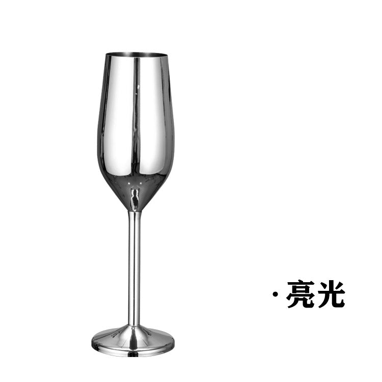 ステンレス シャンパングラス